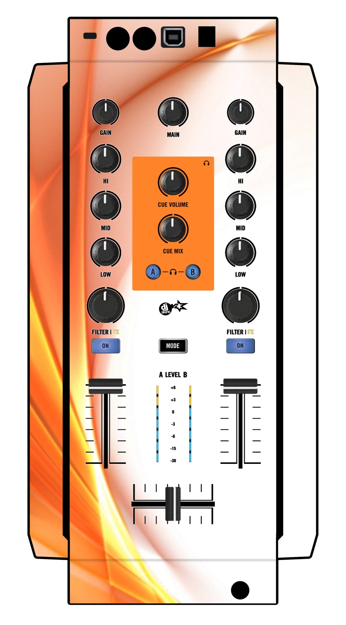Native Instruments Z1 Skin Orange Swirl
