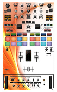 Pioneer DJ DJM S7 Skin Orange Swirl