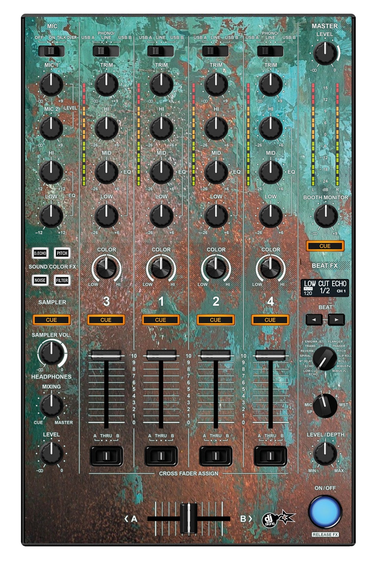Pioneer DJ DDJ 1000 MIXER Skin Oriental Industry
