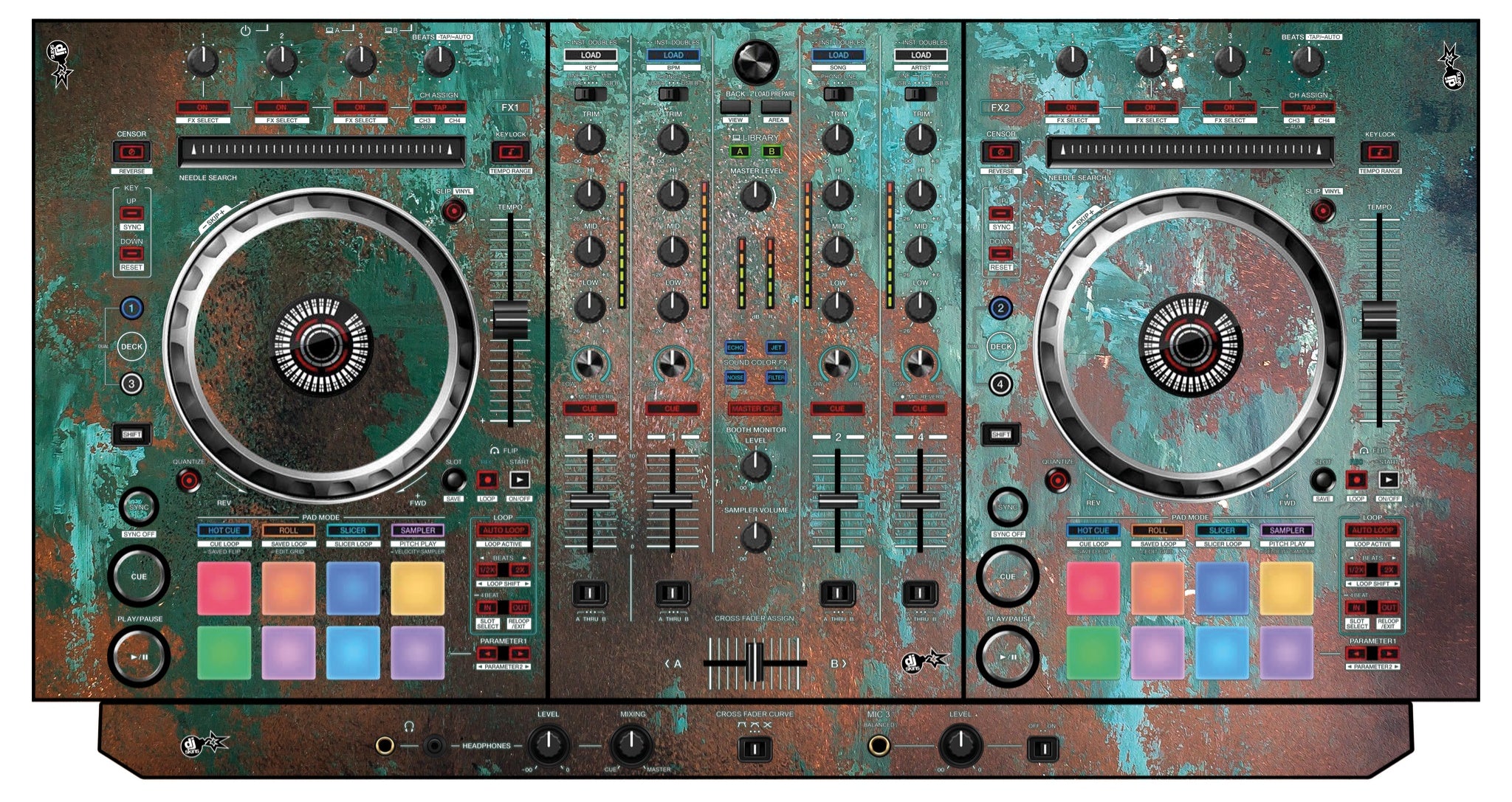 Pioneer DJ DDJ SX 3 Skin Oriental Industry