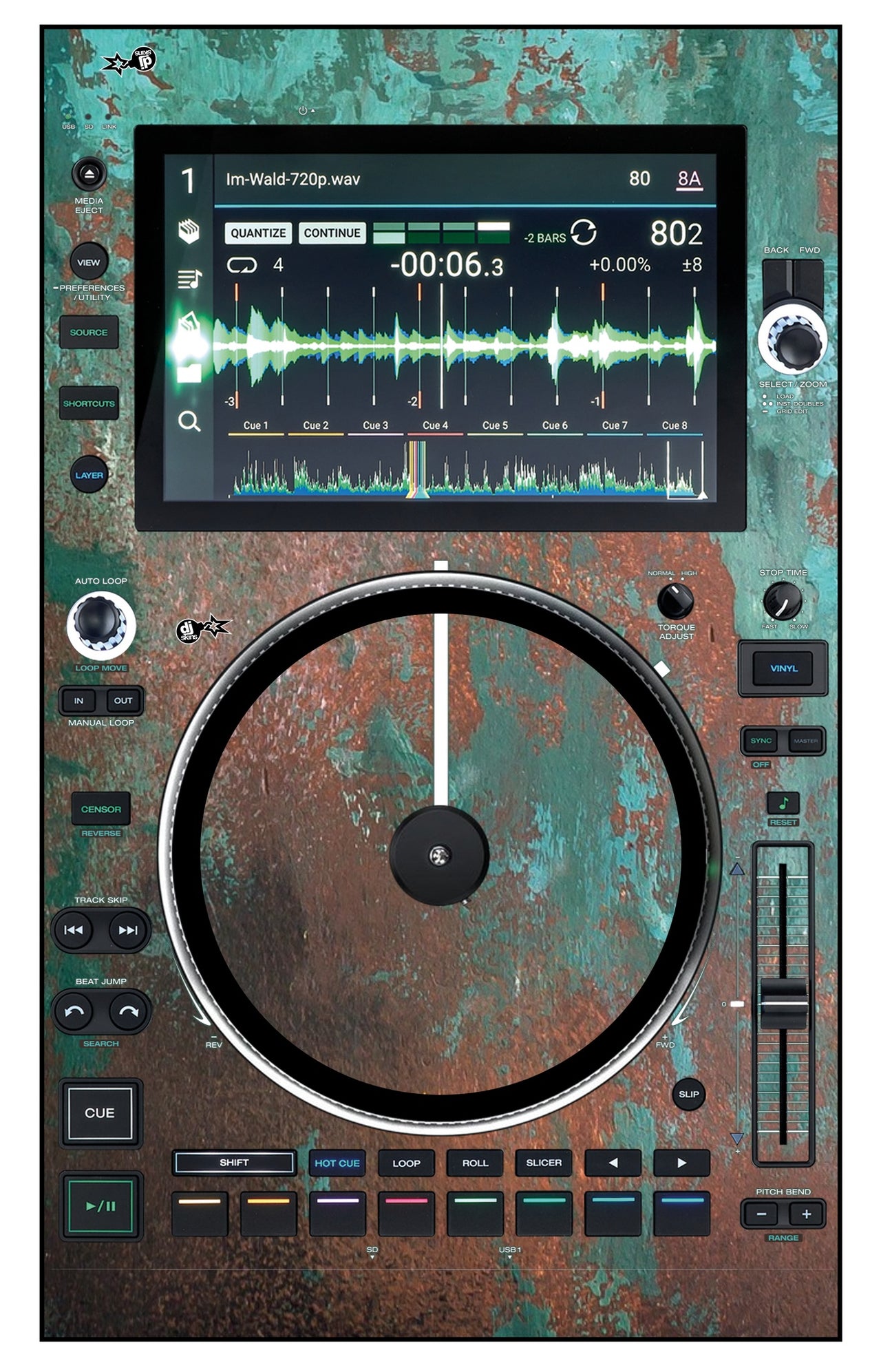 Denon DJ SC 6000 M Skin Oriental Industry