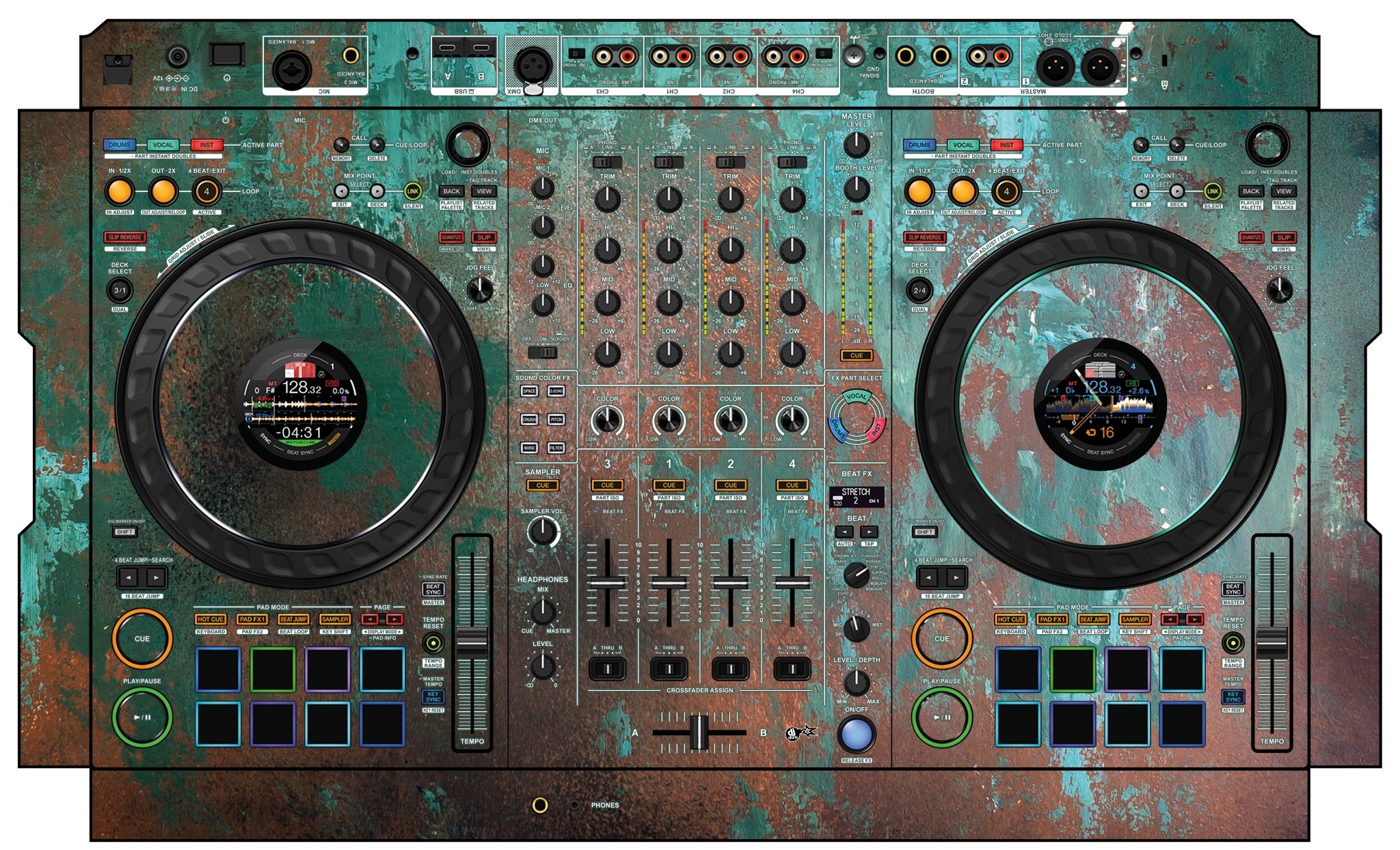 Pioneer DJ DDJ FLX10 Skin Oriental Industry