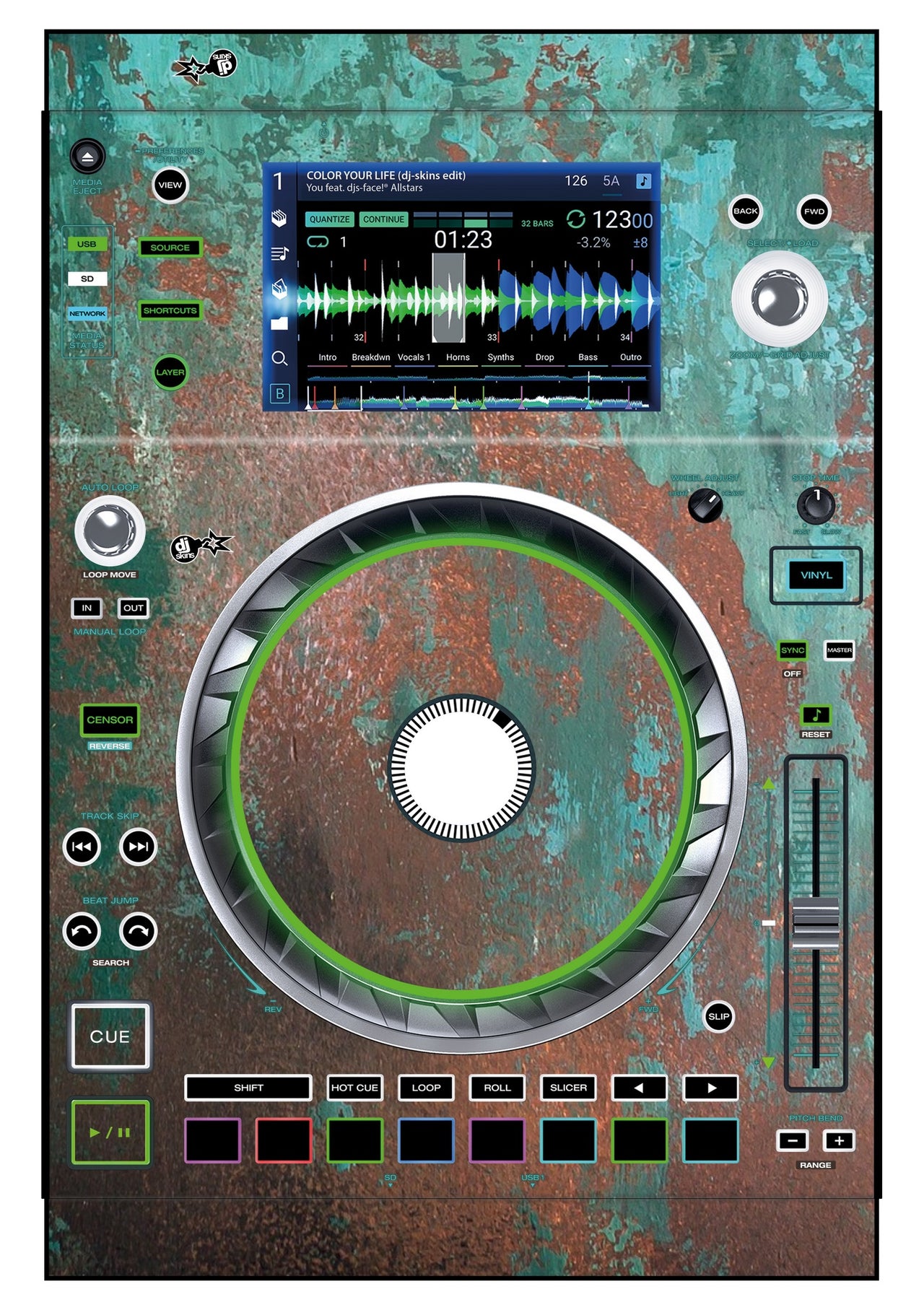 Denon DJ SC 5000 Skin Oriental Industry