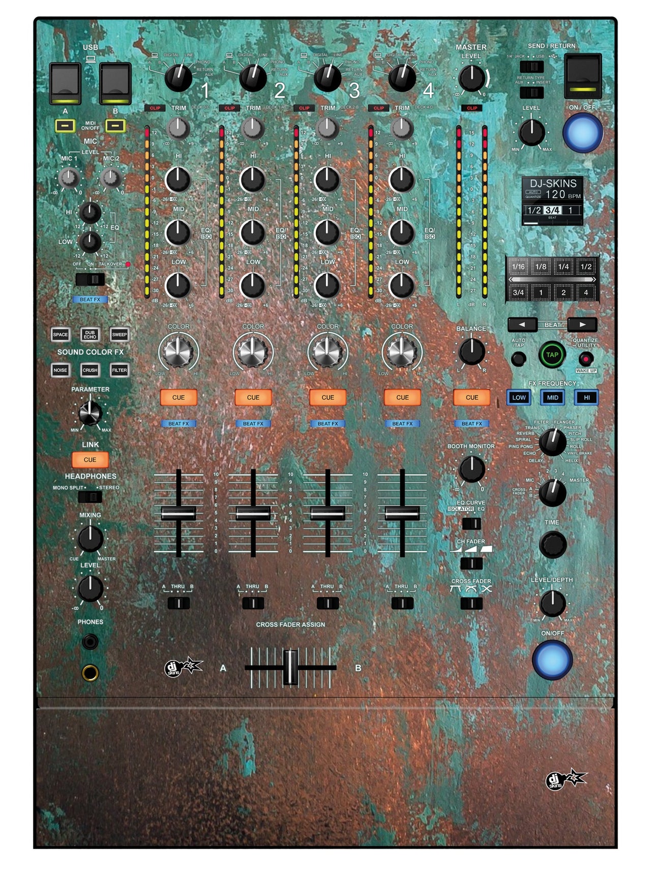 Pioneer DJ DJM 900 NEXUS 2 Skin Oriental Industry
