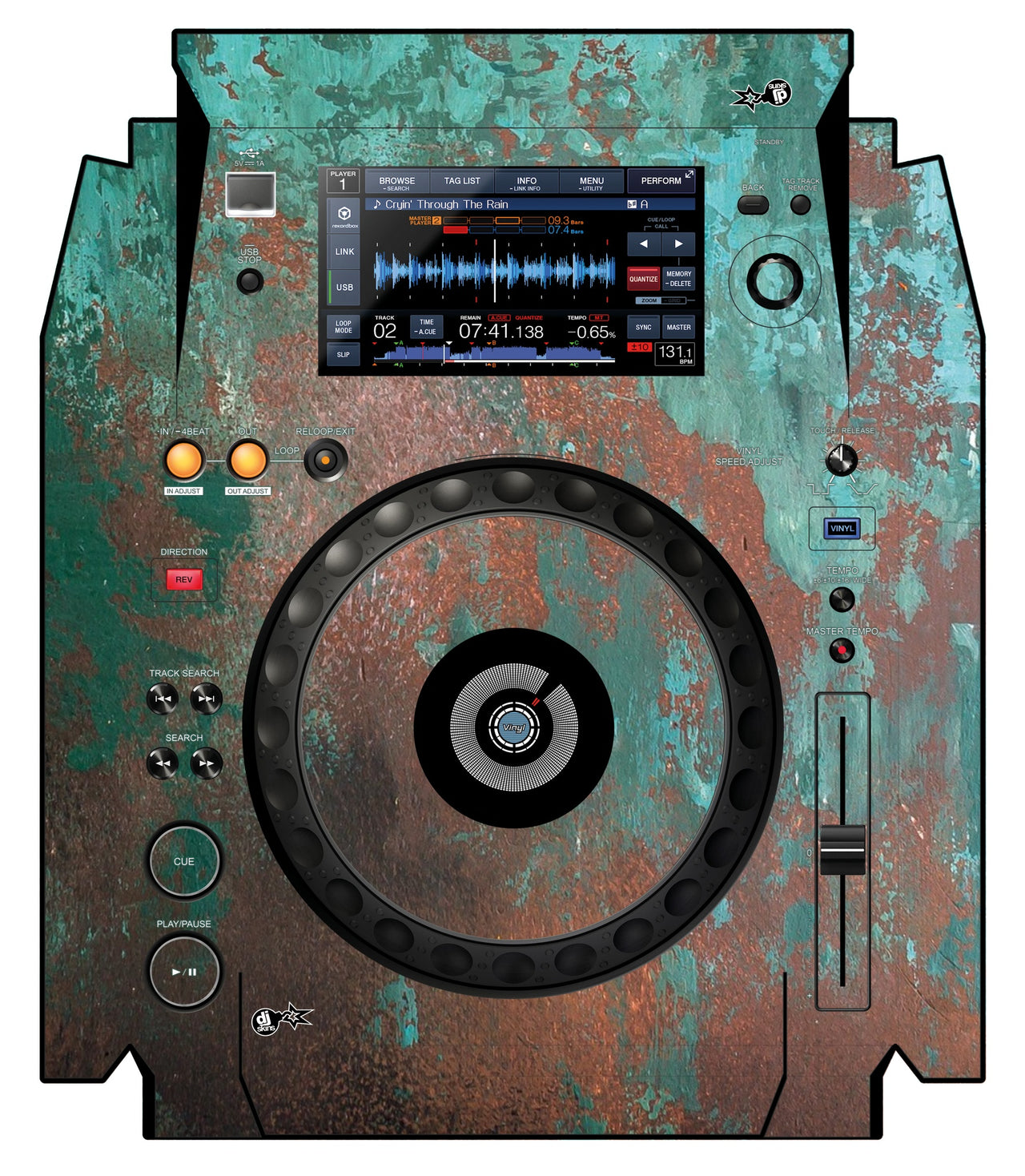 Pioneer DJ XDJ 1000 Skin Oriental Industry