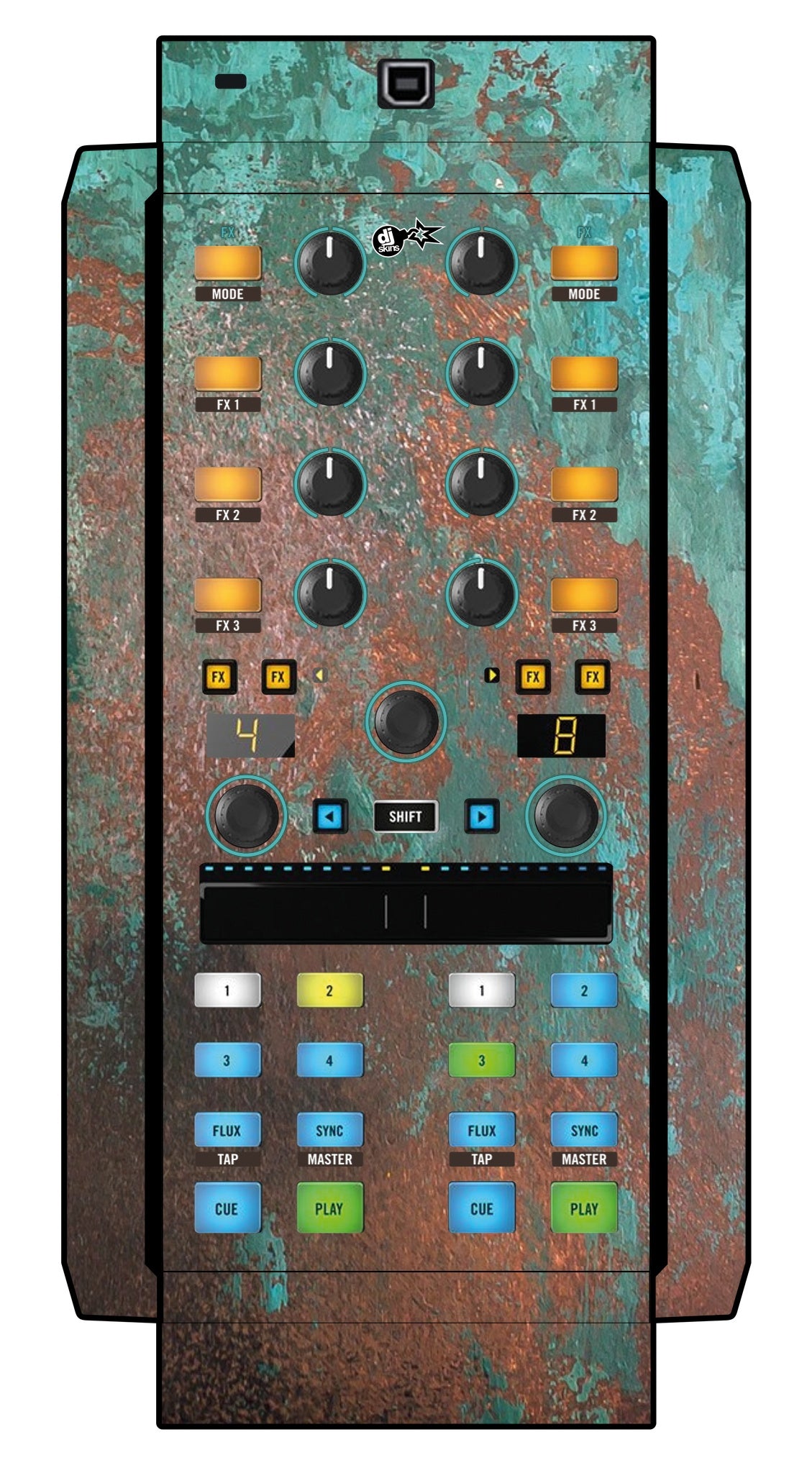 Native Instruments X1 MK2 Skin Oriental Industry