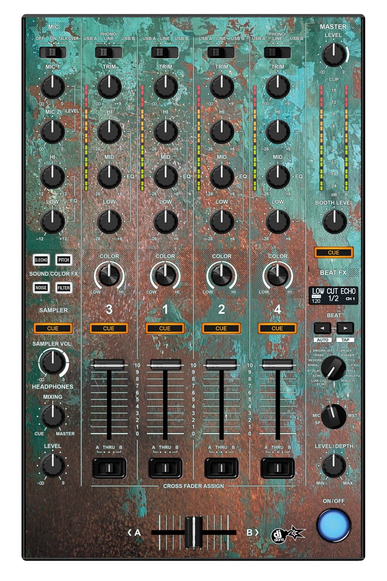 Pioneer DJ DDJ 1000 SRT MIXER Skin Oriental Industry
