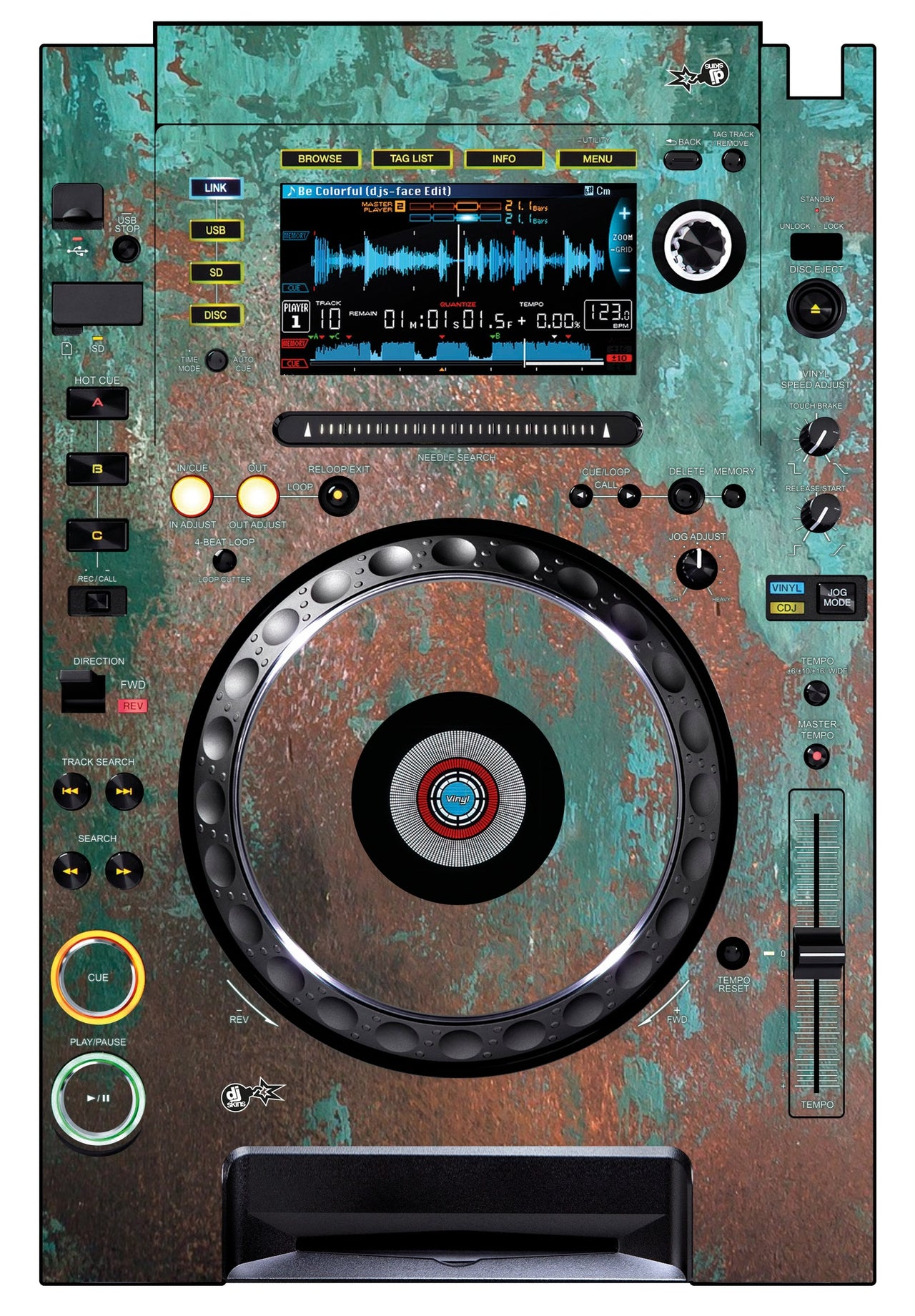 Pioneer DJ CDJ 2000 Skin Oriental Industry