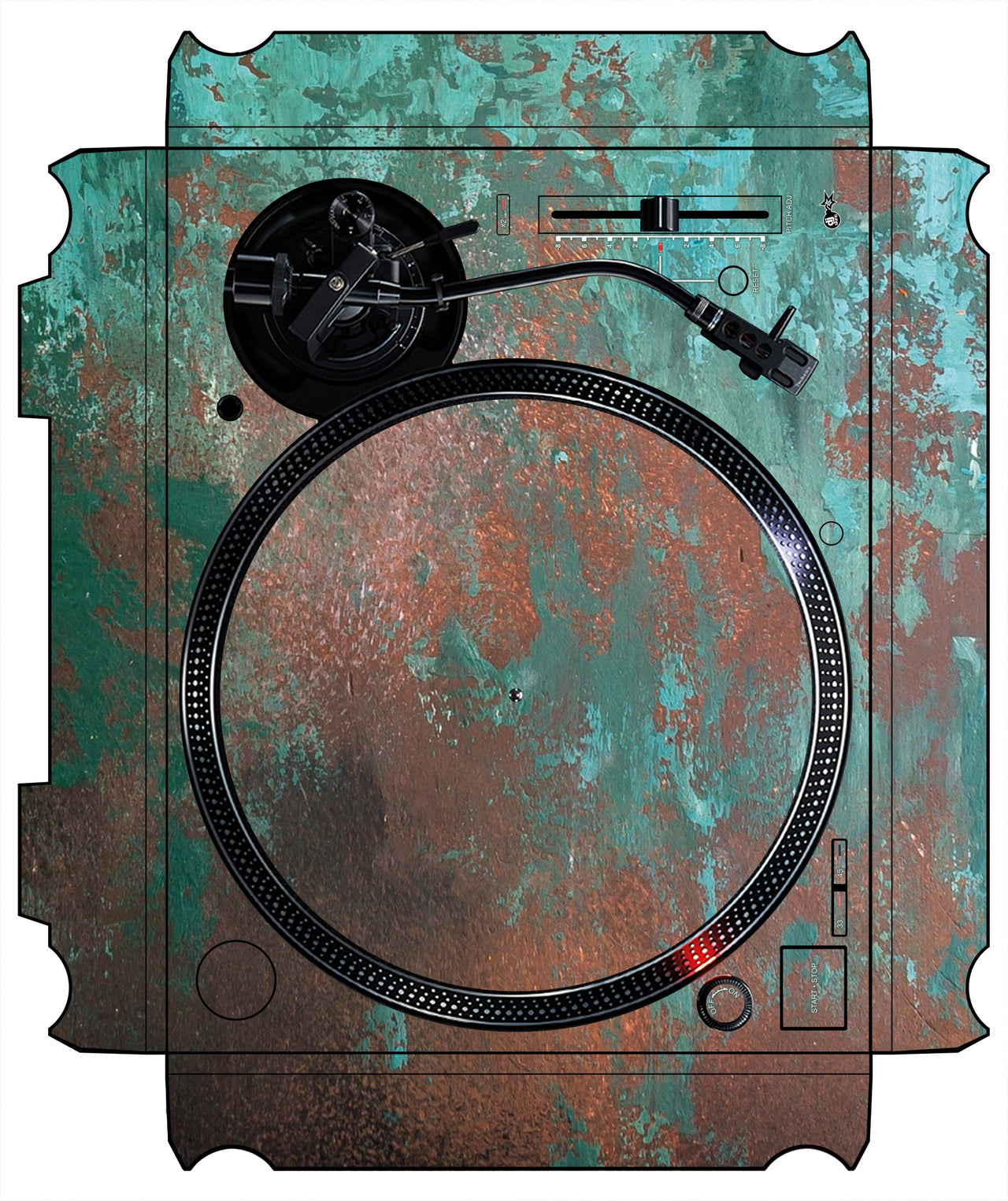 Technics 1200 / 1210 MK7 VERTICAL Skin Oriental Industry