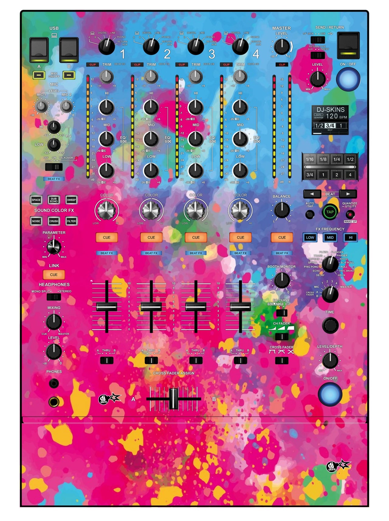 Pioneer DJ DJM 900 NEXUS 2 Skin Paint