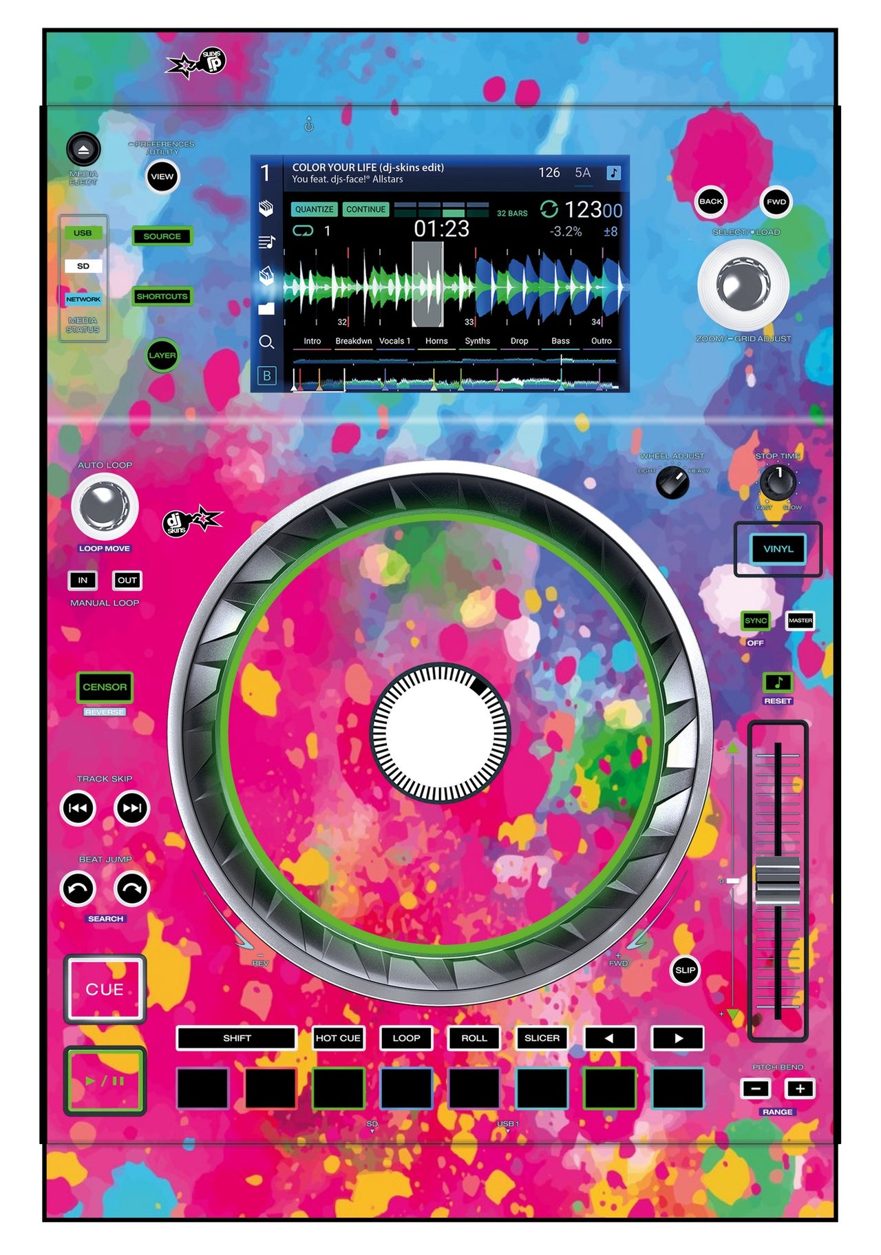 Denon DJ SC 5000 Skin Paint