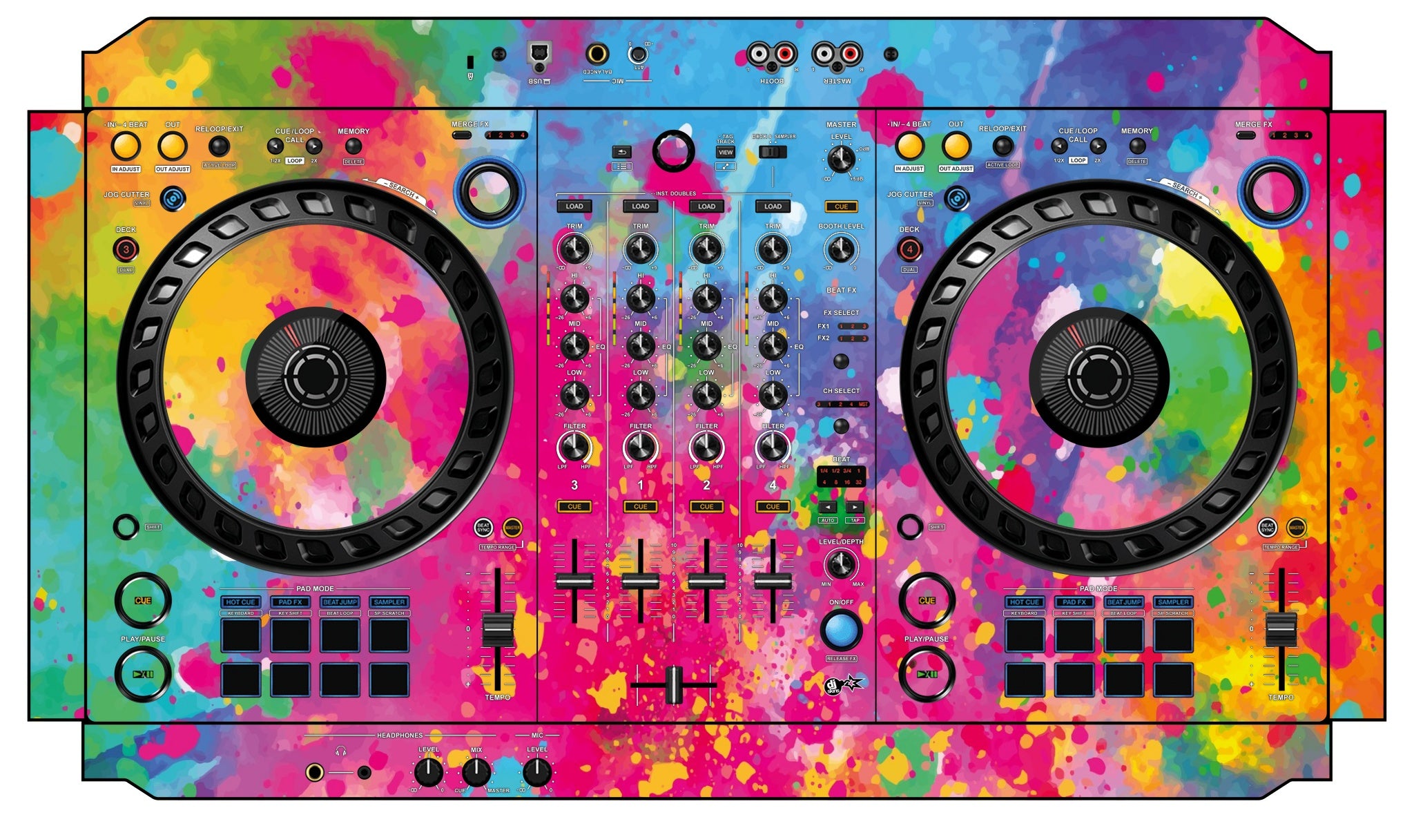 DJ Skins® Pioneer DJ DDJ FLX6 Skin Paint