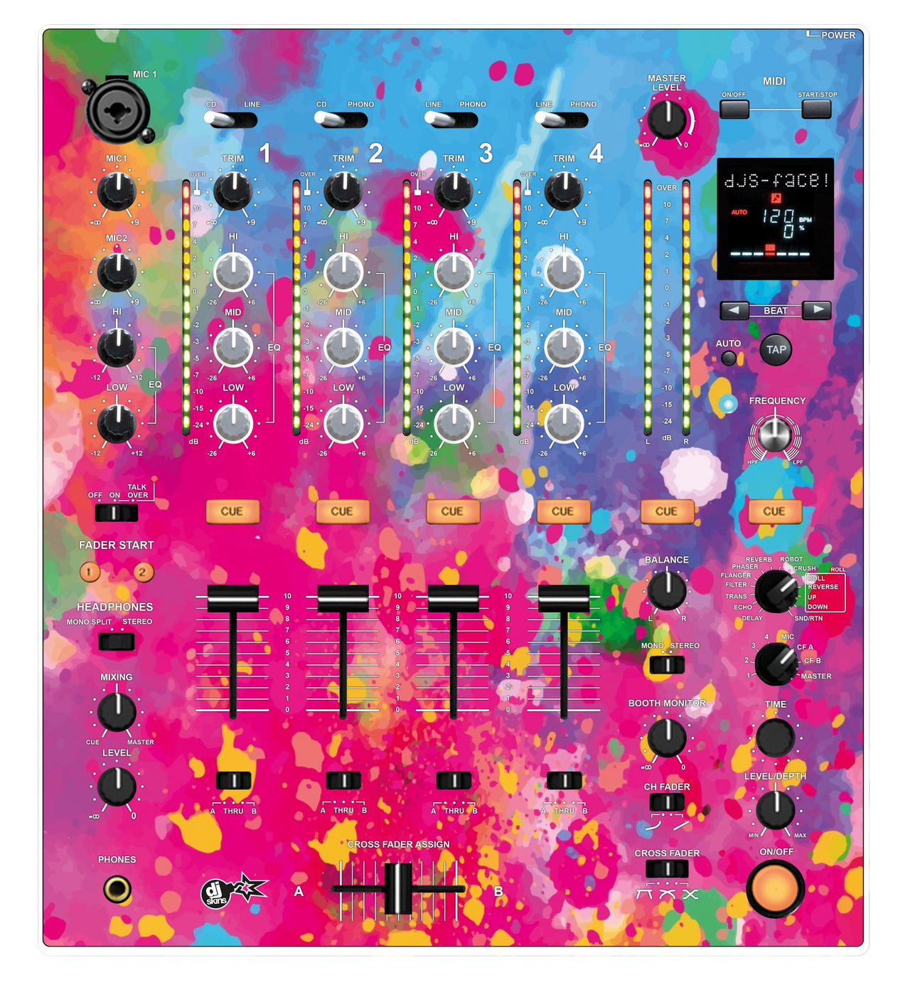 Pioneer DJ DJM 700 Skin Paint