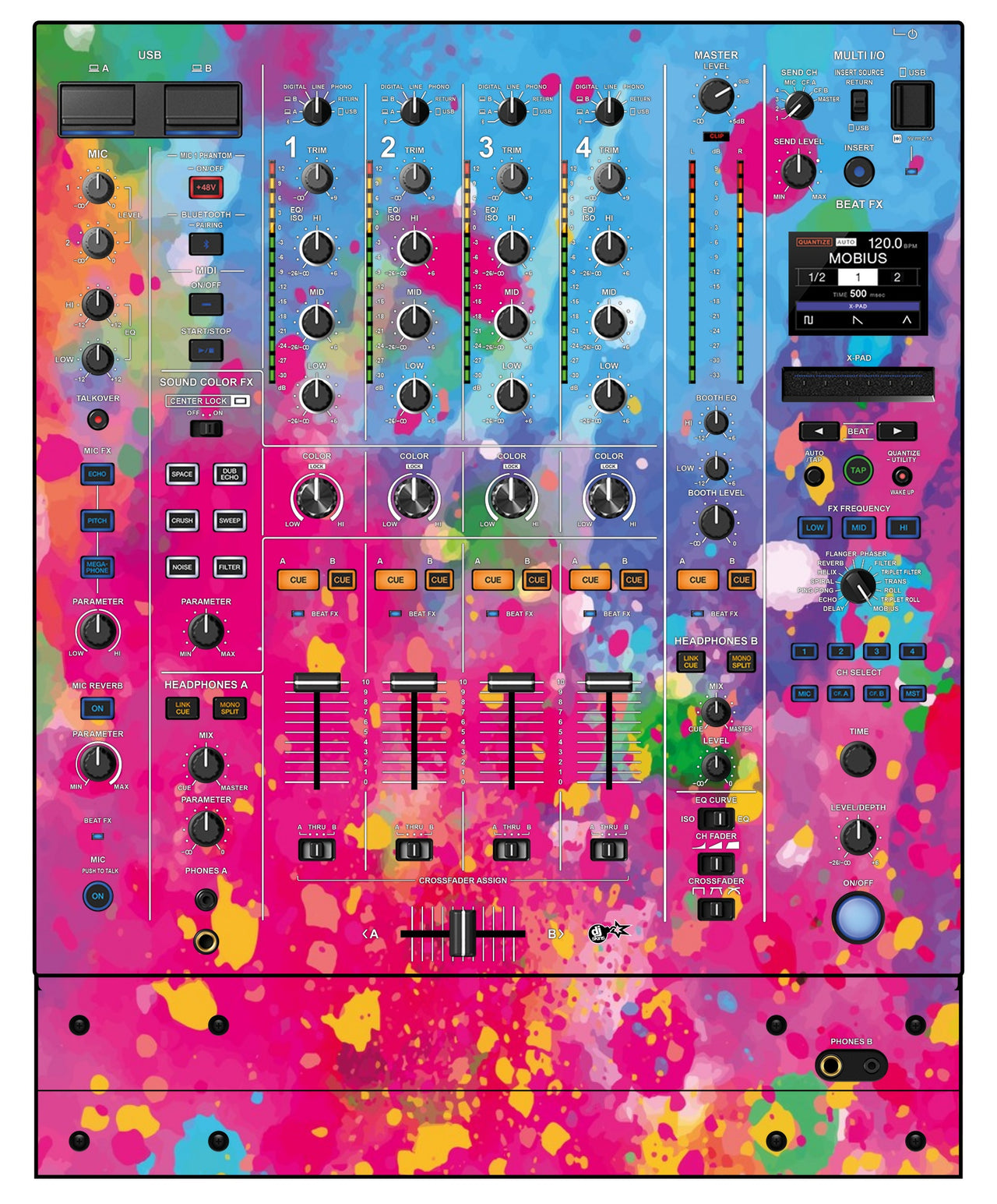 Pioneer DJ DJM A9 Skin Paint