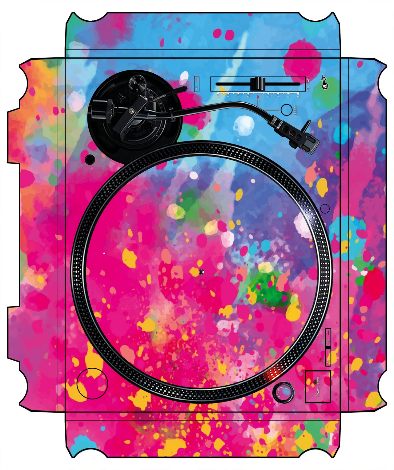 Technics 1200 / 1210 MK7 VERTICAL Skin Paint