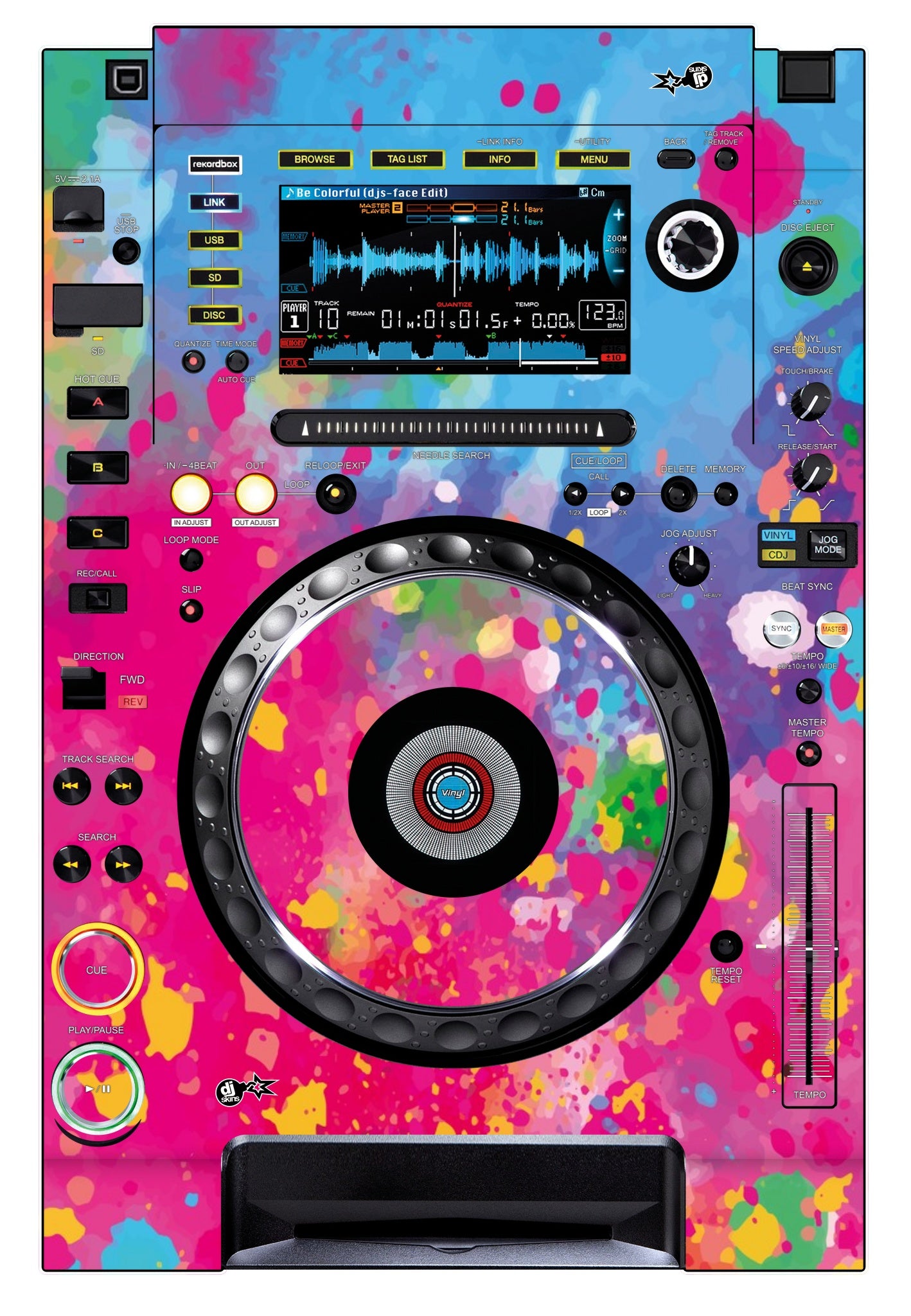 Pioneer DJ CDJ 2000 NEXUS Skin Paint