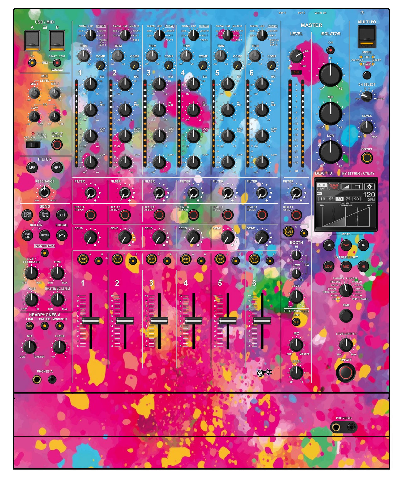 Pioneer DJ DJM V10 LF Skin Paint