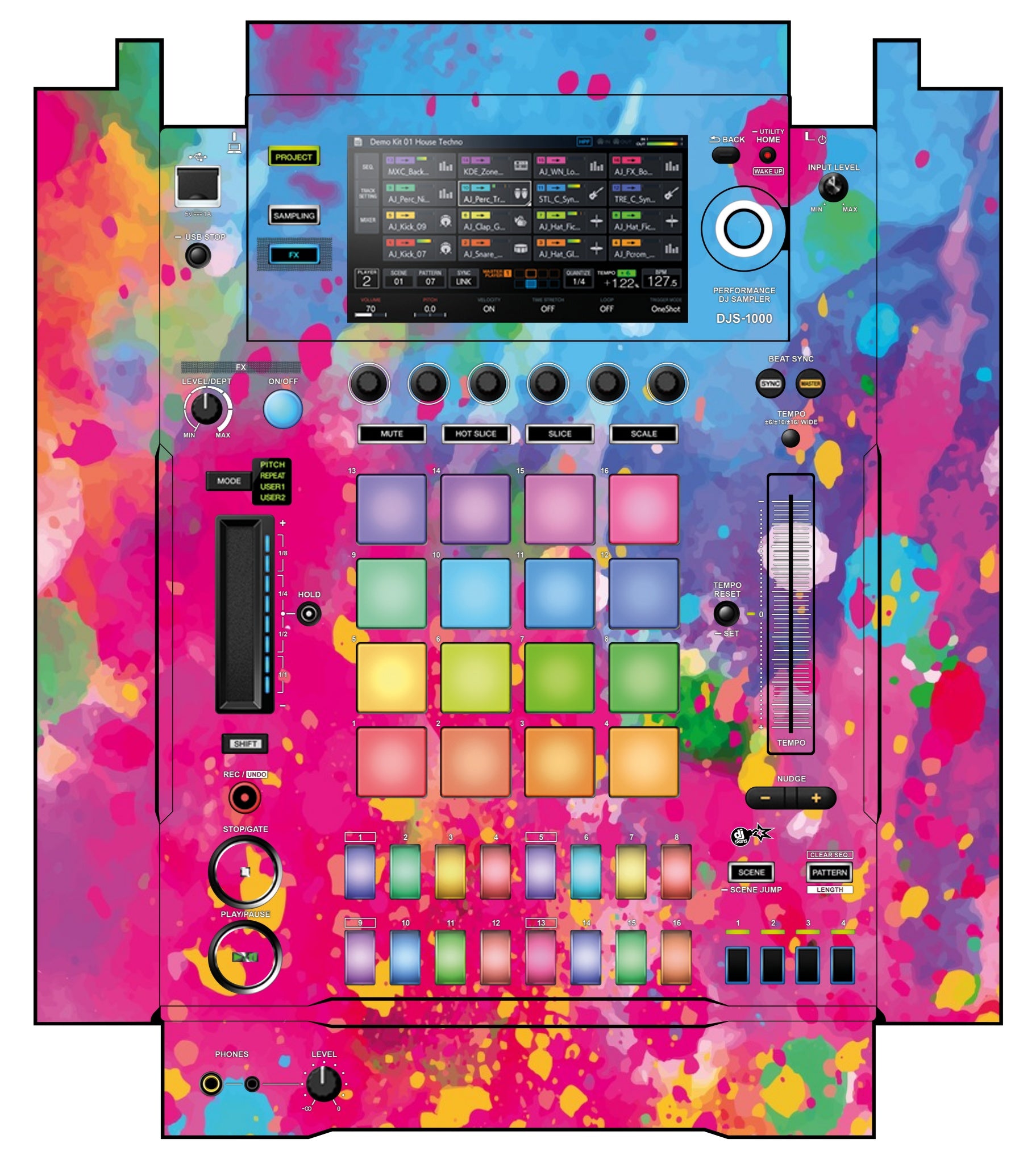 Pioneer DJ DJS 1000 Skin Paint