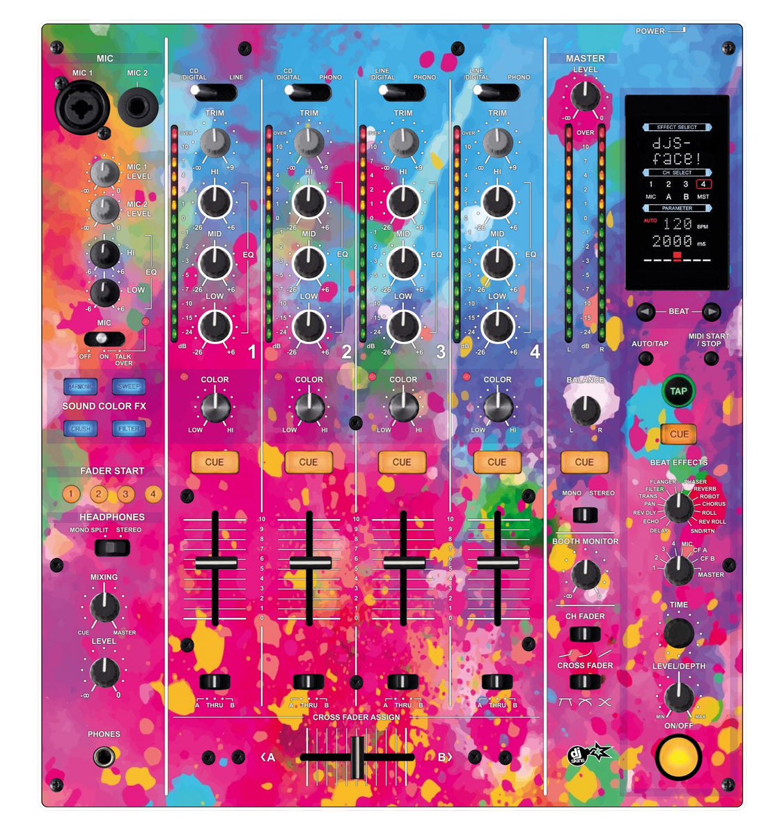DJ Skins® Pioneer DJ DJM 800 Skin Paint