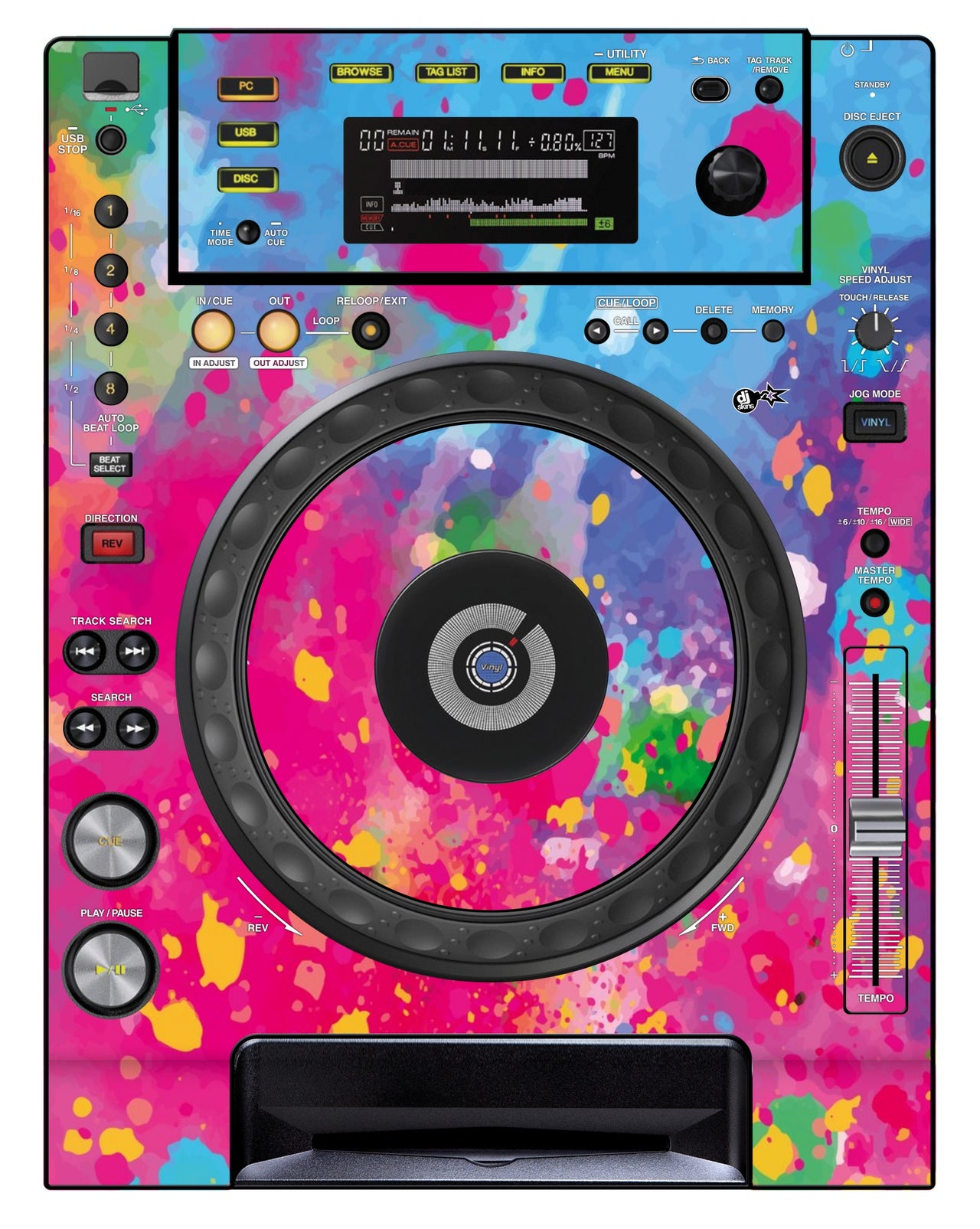 Pioneer DJ CDJ 850 Skin Paint