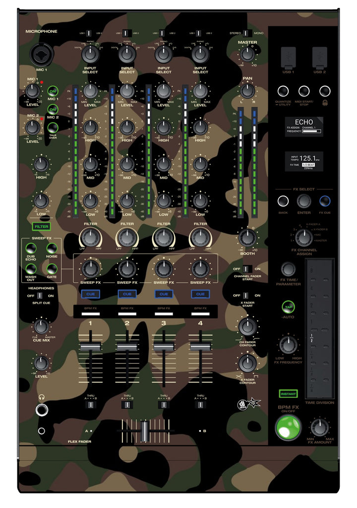 Denon DJ X 1850 Skin Camo Woodland