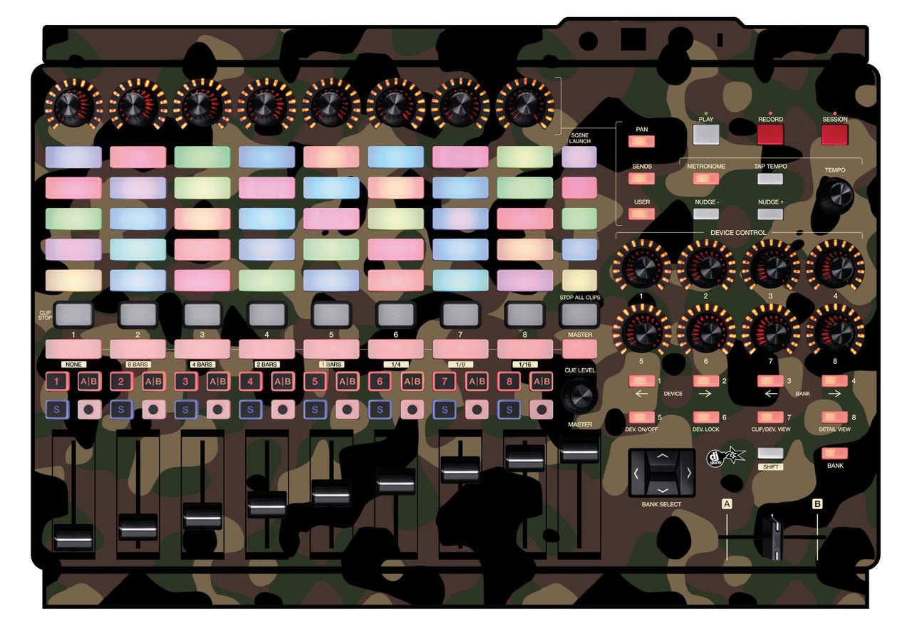 Akai Pro APC 40 MK2 Skin Camo Woodland