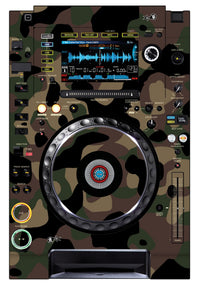 Pioneer DJ CDJ 2000 NEXUS Skin Camo Woodland