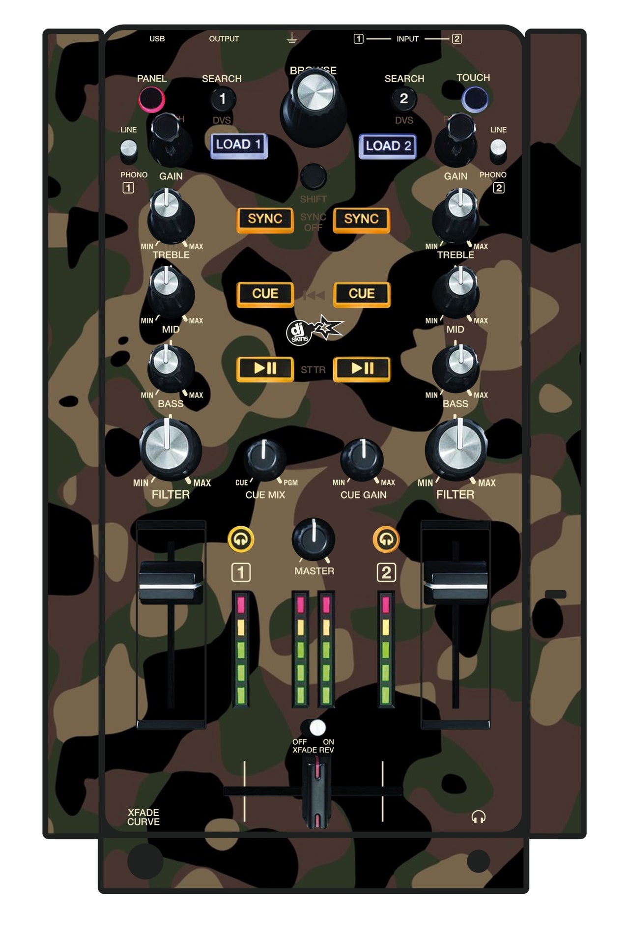 Akai Pro AMX Skin Camo Woodland