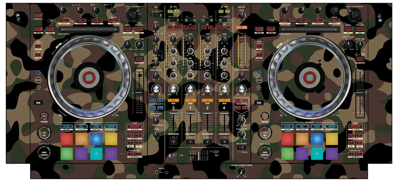 Pioneer DJ DDJ SZ Skin Camo Woodland