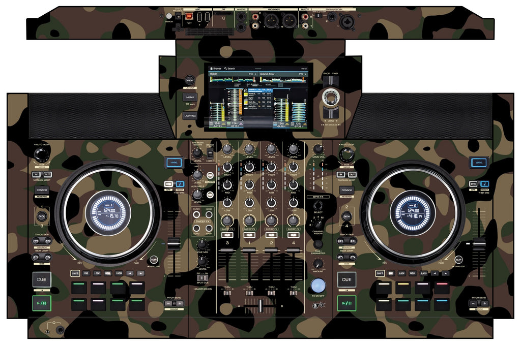 Denon DJ SC Live 4 Skin Camo Woodland