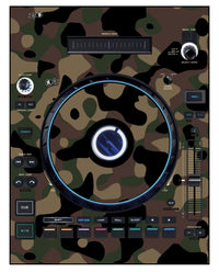 Denon DJ LC 6000 Skin Camo Woodland