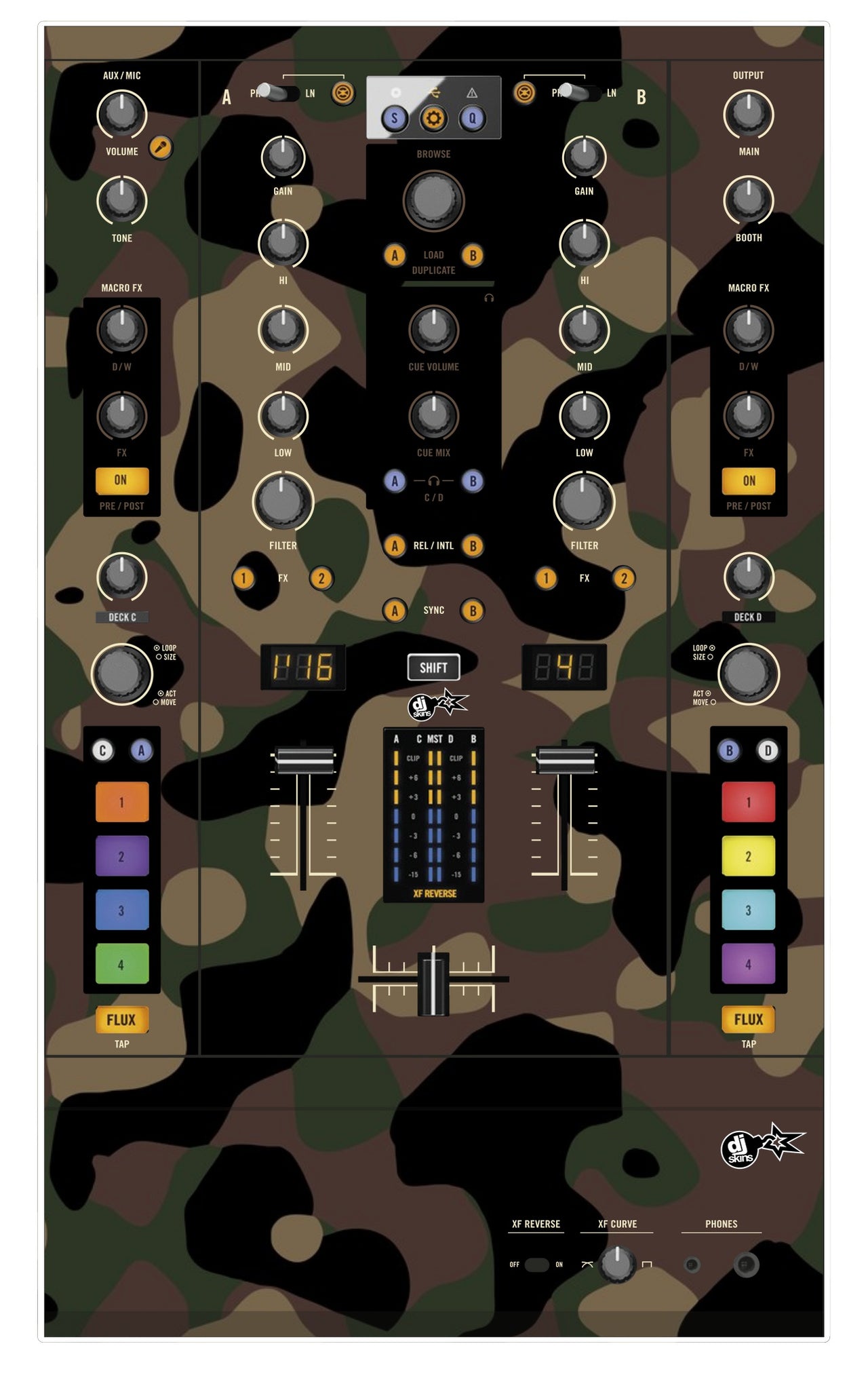 Native Instruments Z2 Skin Camo Woodland