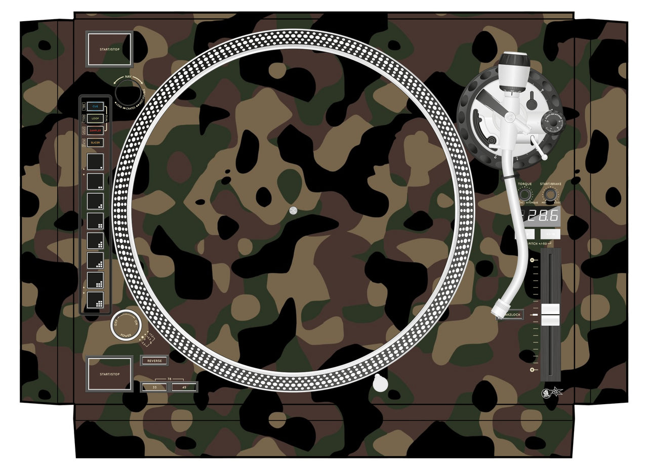 Reloop RP 8000 Skin Camo Woodland