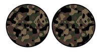 Universal Vinyl Labelsticker (10.2 cm - REGULAR) Skin Camo Woodland