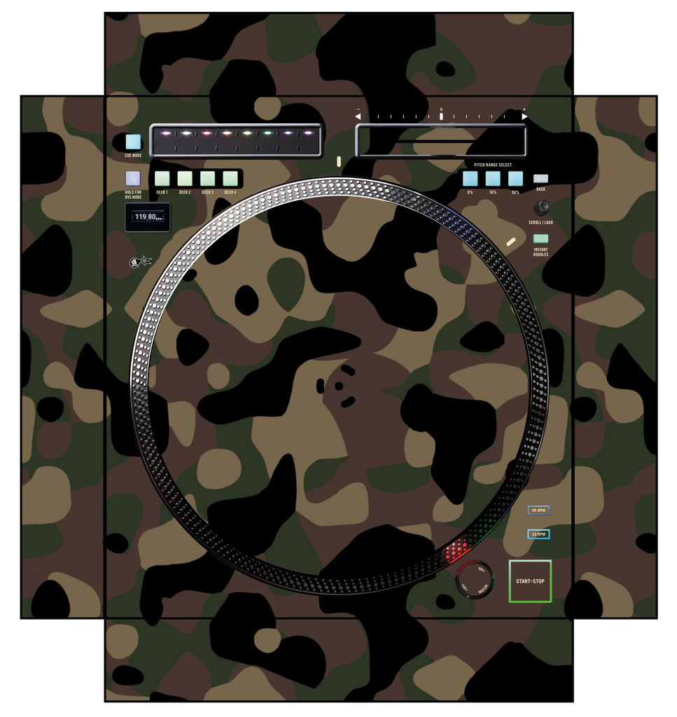 Rane TWELVE MK2 Skin Camo Woodland