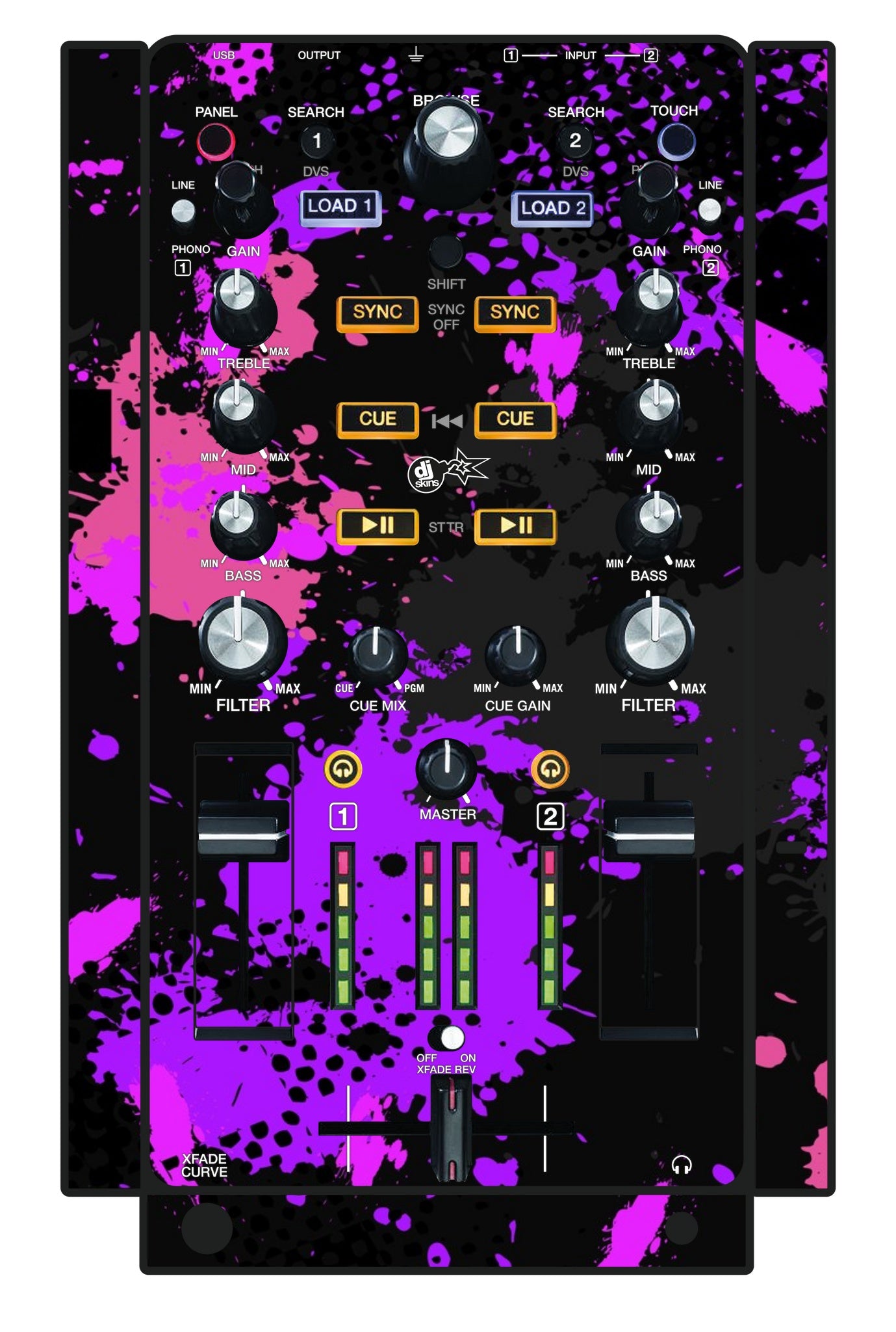 Akai Pro AMX Skin Conflict Purple