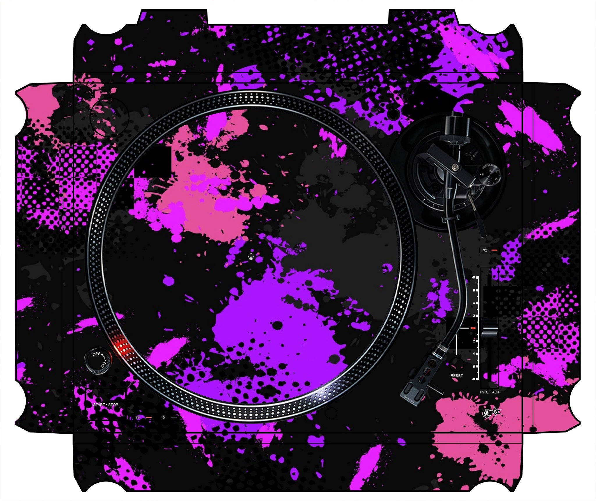 Technics 1200 / 1210 MK7 Skin Conflict Purple