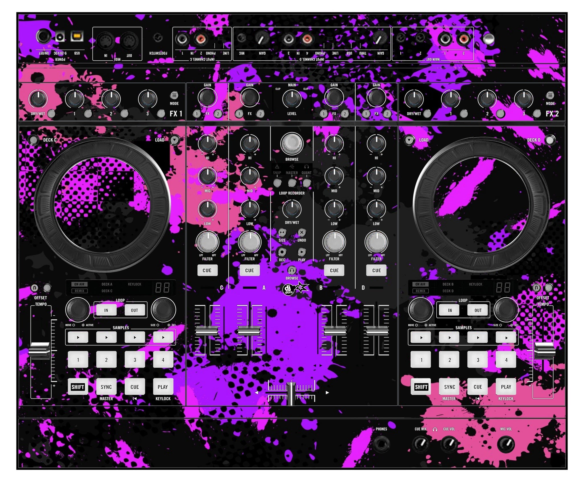 Native Instruments S4 MK1 Skin Conflict Purple