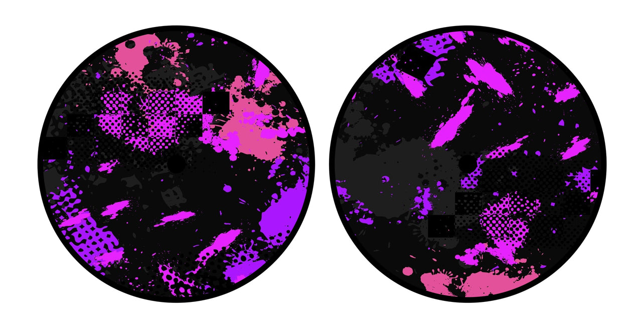 Universal Vinyl Labelsticker (10.2 cm - REGULAR) Skin Conflict Purple