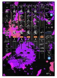 Pioneer DJ DJM 750 MK2 Skin Conflict Purple