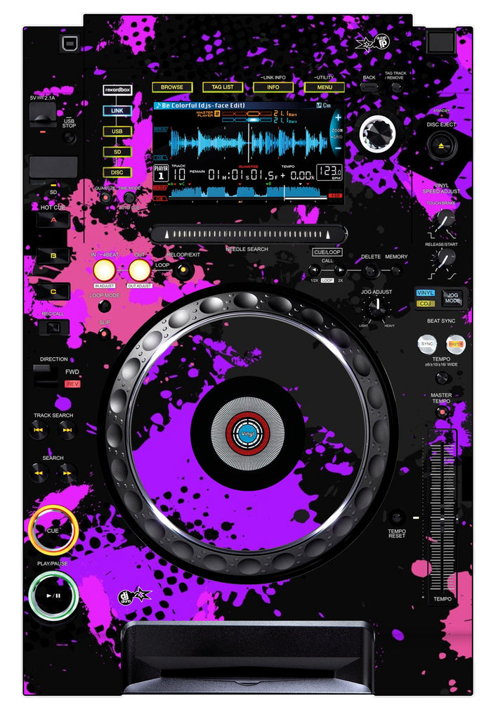 Pioneer DJ CDJ 2000 NEXUS Skin Conflict Purple