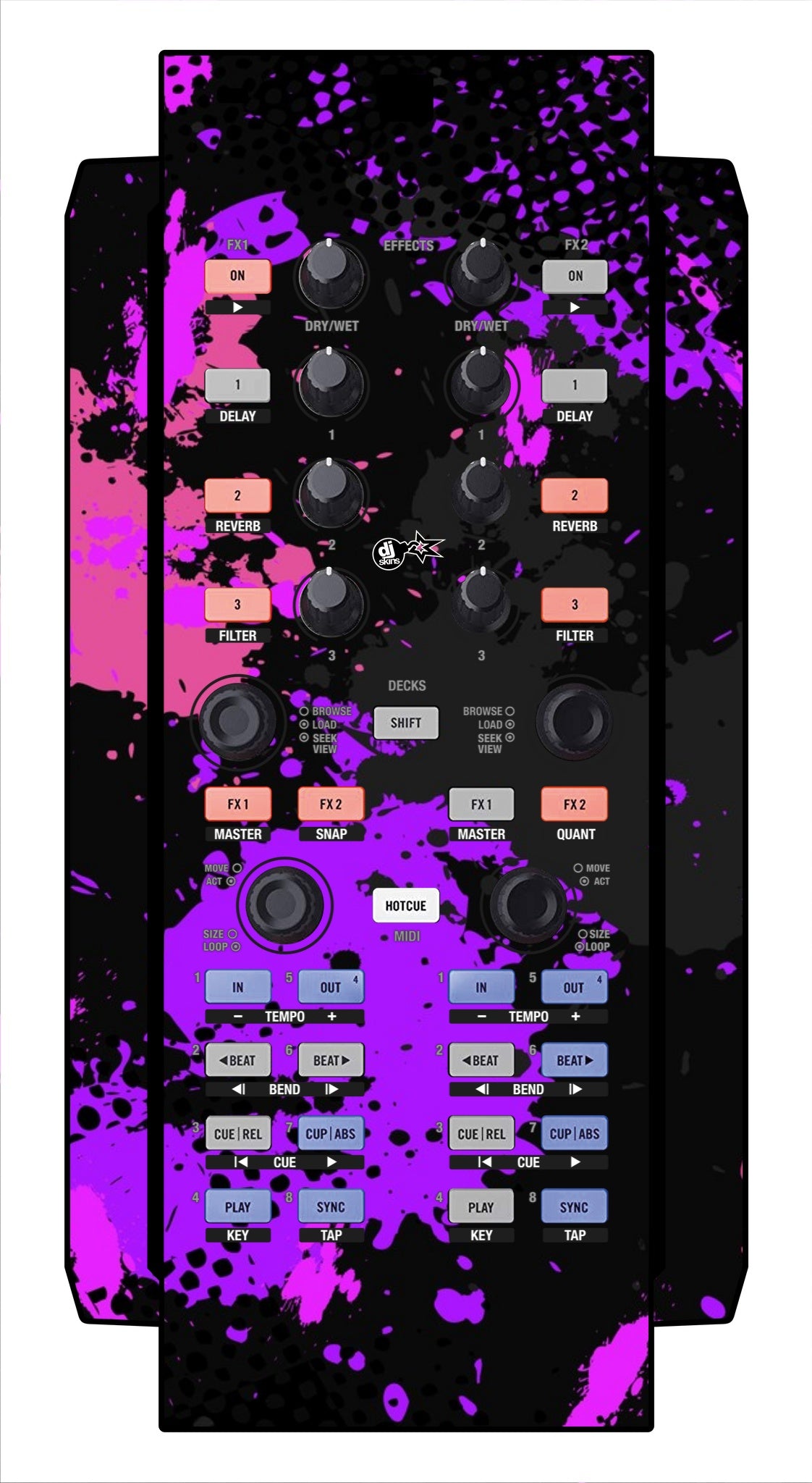 Native Instruments X1 Skin Conflict Purple