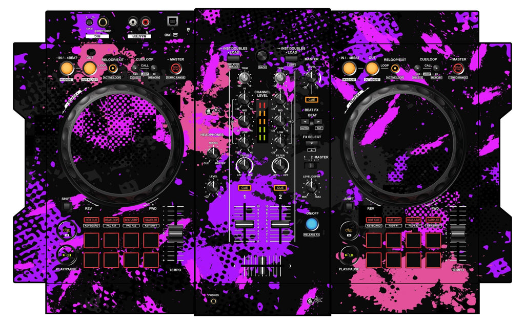 Pioneer DJ DDJ 400 Skin Conflict Purple