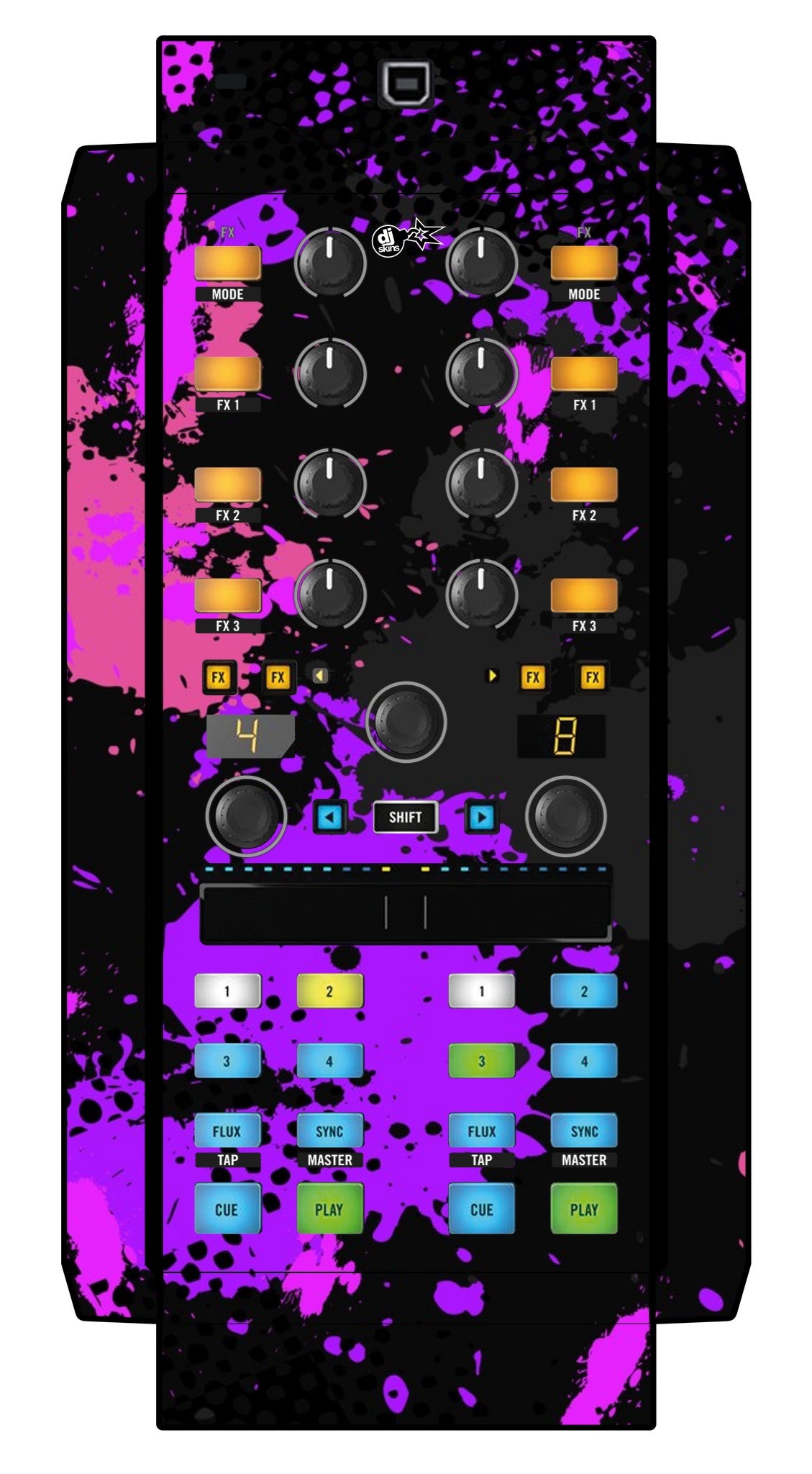 Native Instruments X1 MK2 Skin Conflict Purple