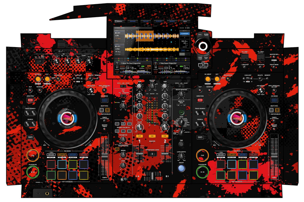 Pioneer DJ XDJ RX 3 Skin Conflict Red