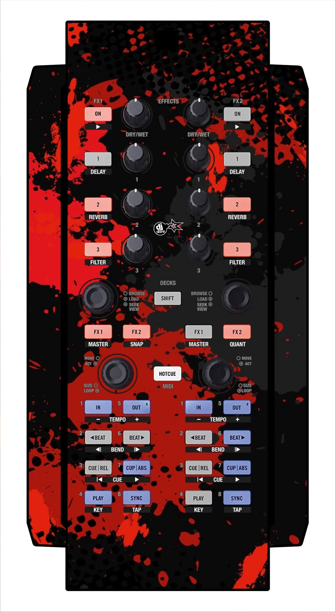 Native Instruments X1 Skin Conflict Red
