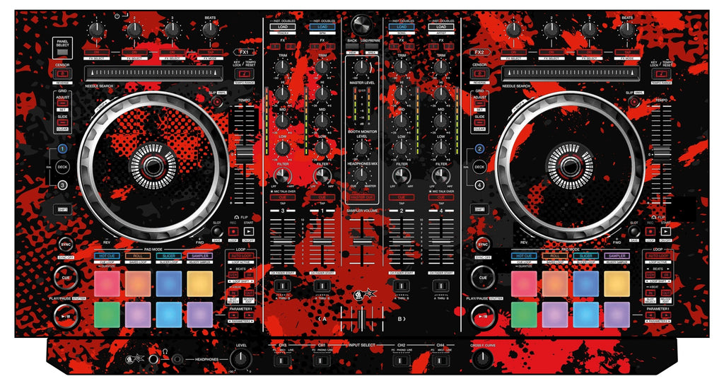 Pioneer DJ DDJ SX 2 Skin Conflict Red