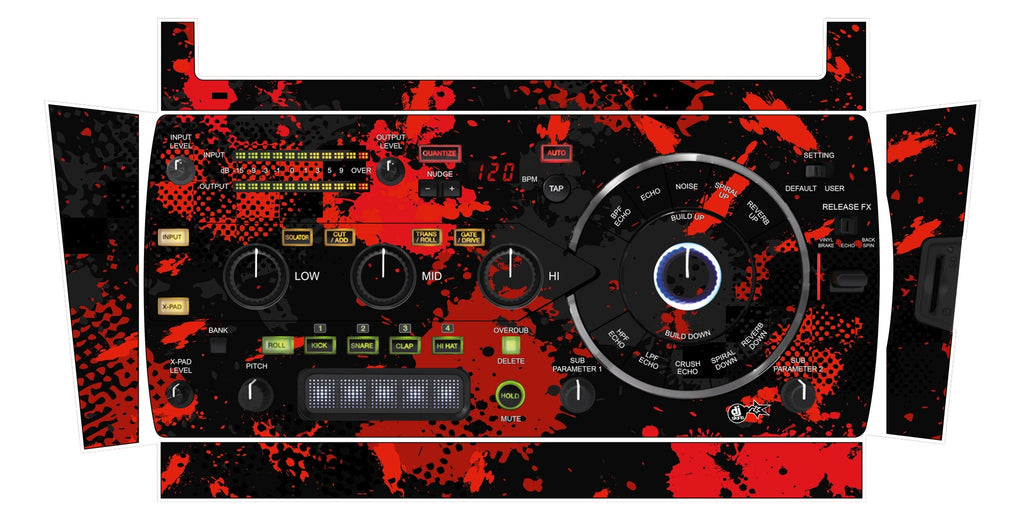 Pioneer DJ RMX 1000 Skin Conflict Red