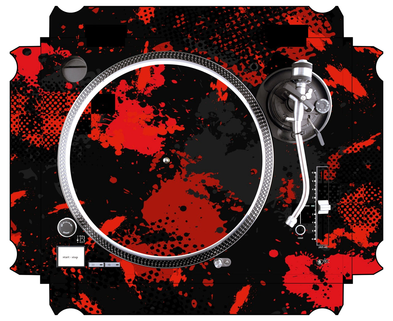 Technics 1200 / 1210 MK5 Skin Conflict Red