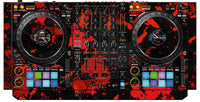 Pioneer DJ DDJ 1000 Skin Conflict Red